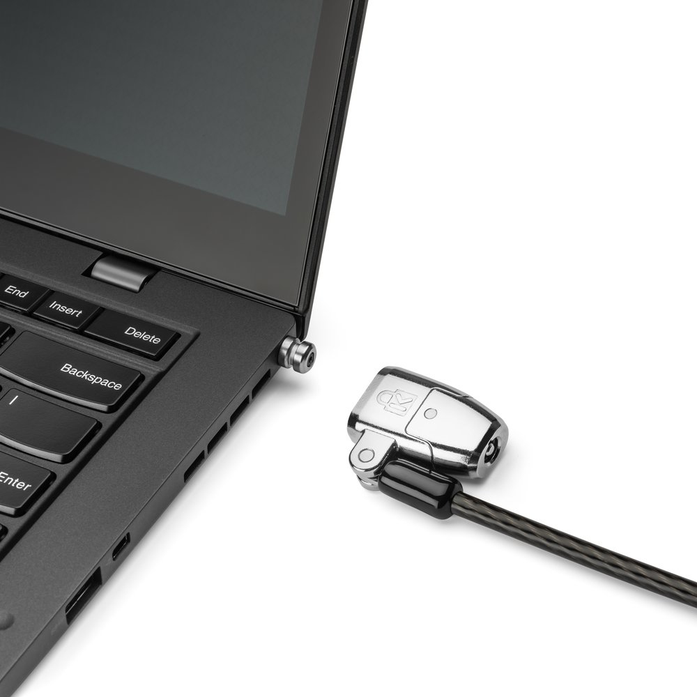 Kensington ClickSafe® 2.0 Universelles 3-in-1 Laptopschloss - 1,8 m - Kensington - Schlüssel - Karbonstahl - Schwarz