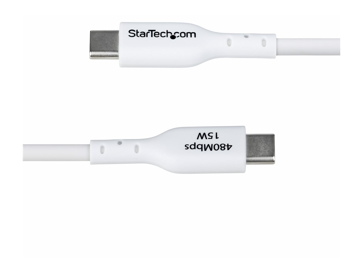 StarTech.com 2m (6.6ft) White USB-A to USB-C Charging Cable/Cord, M/M - USB-Kabel - USB (M), Ansicht 5