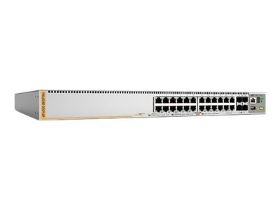 Allied Telesis AT x530-28GPXm - Switch - L3 - managed - 20 x 10/100/1000 (PoE+) + 4 x 100/1000/2.5G/5G (PoE+) + 4 x 10 Gigabit Ethernet / 1 Gigabit Ethernet SFP+ - an Rack montierbar