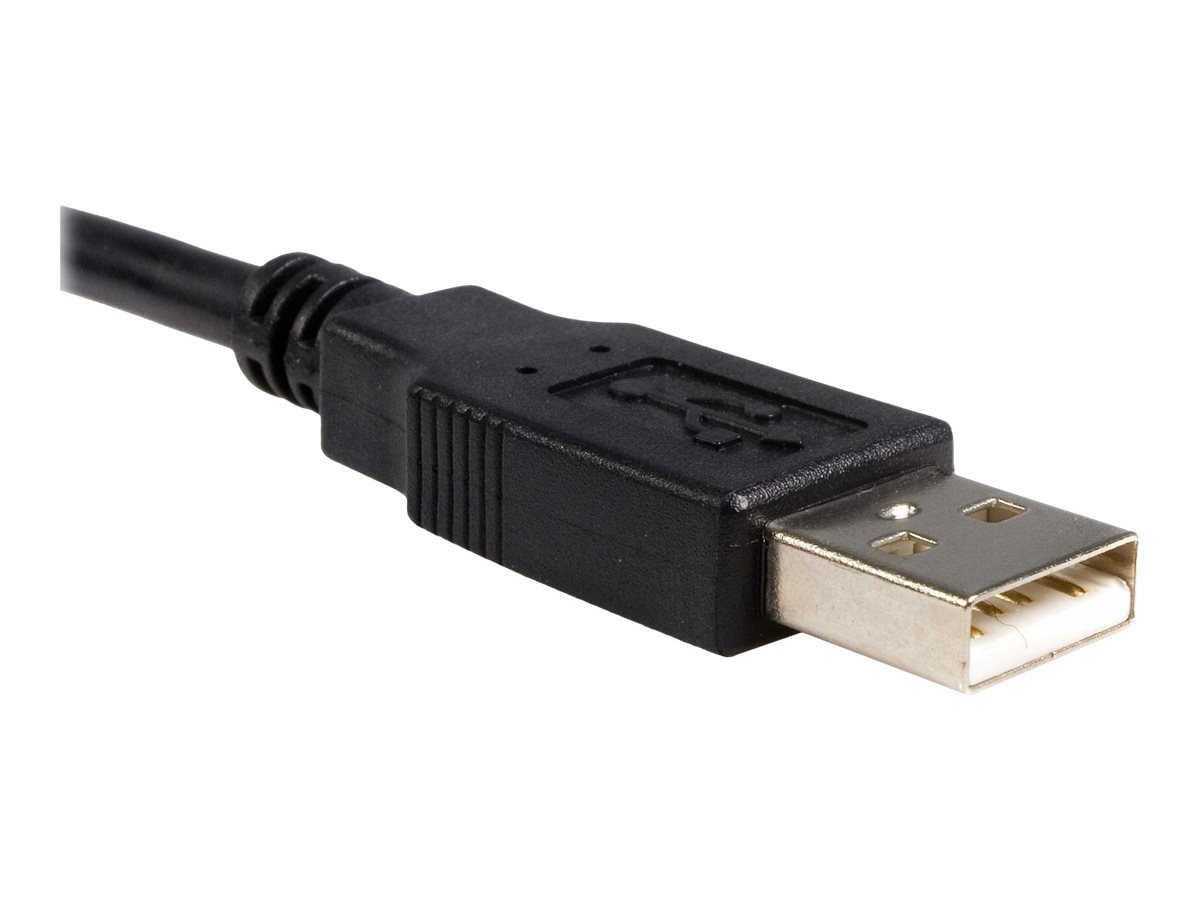 StarTech.com 1,9m USB auf Parallel Kabel - Centronics Druckerkabel/ Adpter - St/St - Schwarz - Centronics - USB A - 1,9 m - Männlich/Männlich - USB A - Centronics 36