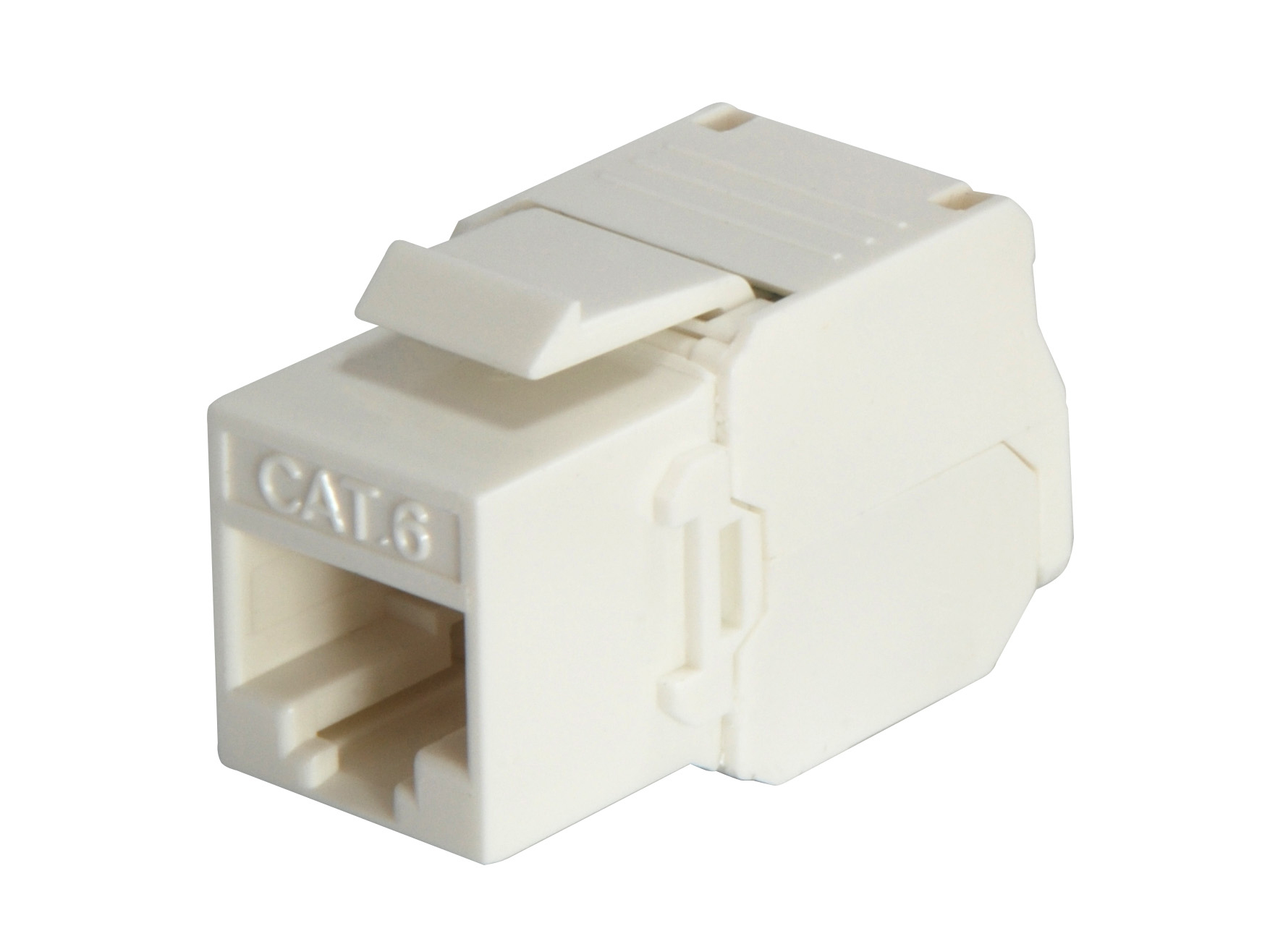 Equip Pro - Keystone Jack - CAT 6 - RJ-45 - weiß (Packung mit 8), Ansicht 3