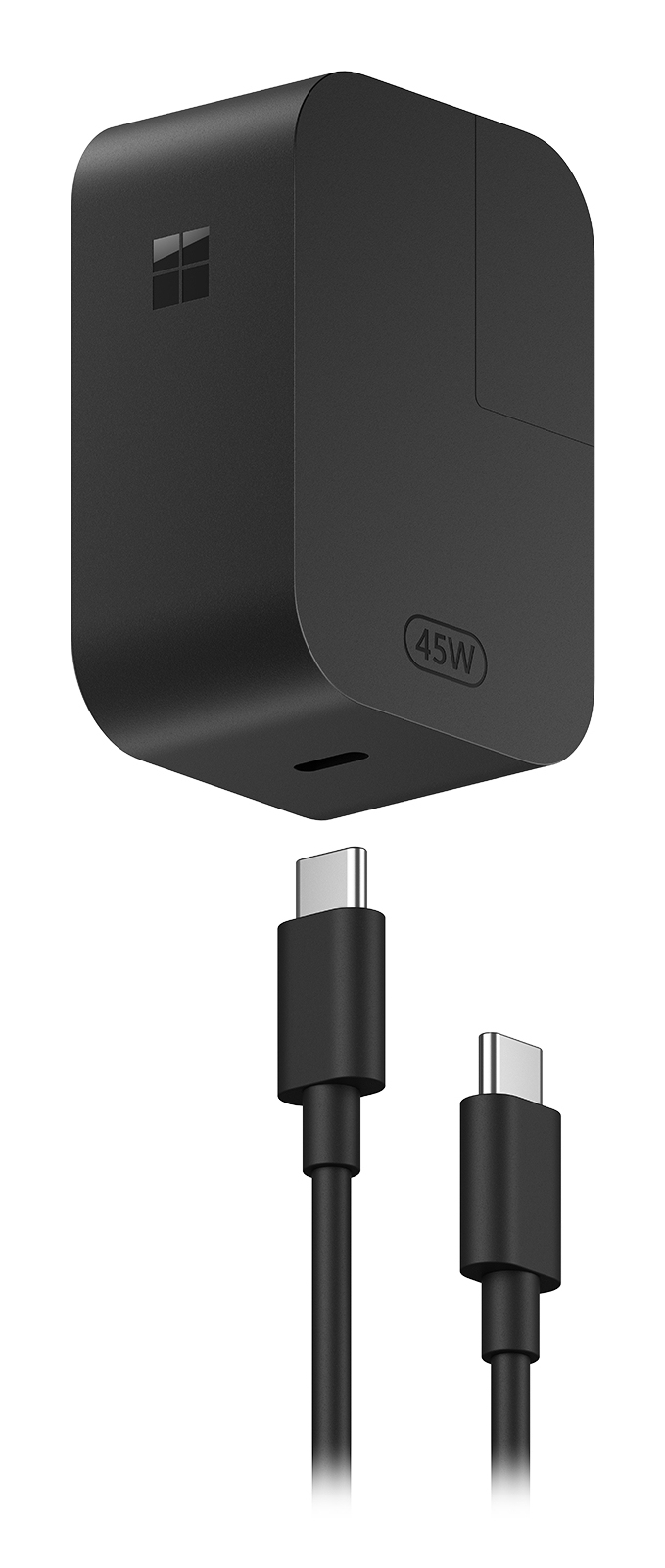 Microsoft Surface 45W Power Supply - USB-C Netzteil - Wechselstrom 100-240 V - 45 Watt - Deutschland, EMEA - Schwarz, Ansicht 4