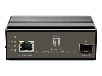 LevelOne IGC-0102 - Medienkonverter - 1GbE - 10Base-T 100Base-TX 1000Base-T 1000Base-X - RJ-45  SFP (mini-GBIC)