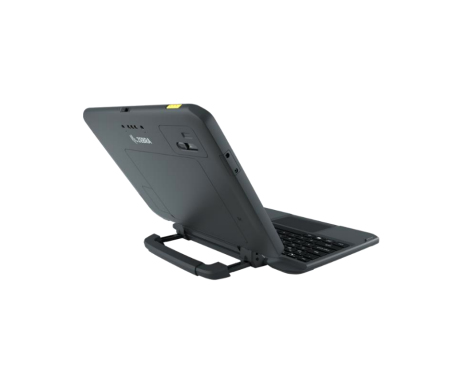 Zebra 2-in-1 - Tastatur - mit Touchpad, ausziehbarer integrierter Griff, Ansicht 3