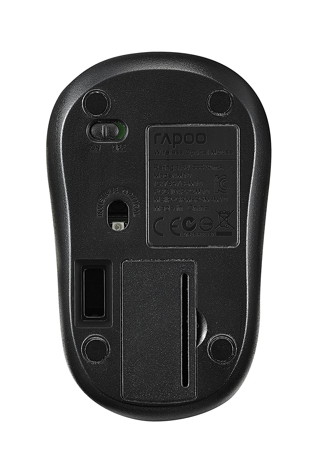 Rapoo M10 PLUS - Maus - optisch - 3 Tasten - kabellos, Ansicht 3