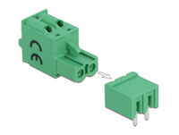 Delock Terminalblock Set für Platine 2 Pin 508 mm Rastermaß horizontal - 209 mm - 256 mm - 15 mm - China