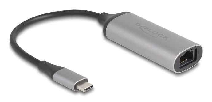 Delock USB Type-C Adapter zu 5 Gigabit LAN - Adapter - Digital/Daten, Ansicht 2