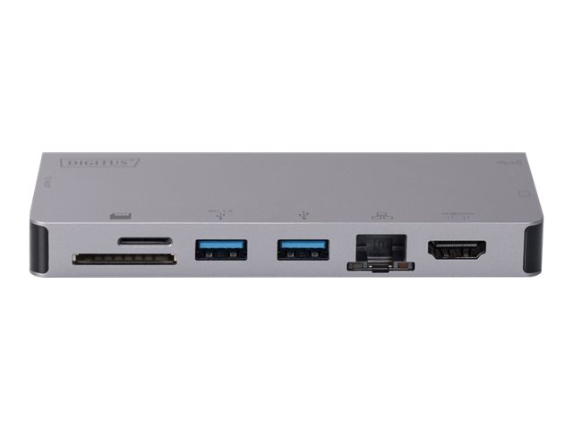 DIGITUS DA-70877 - Dockingstation - USB-C - VGA, HDMI - GigE