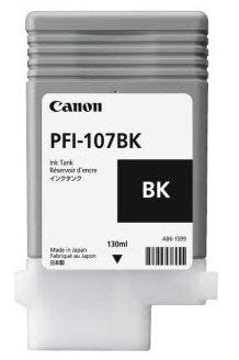 Canon PFI-107 BK - 130 ml - Photo schwarz - Original, Ansicht 2