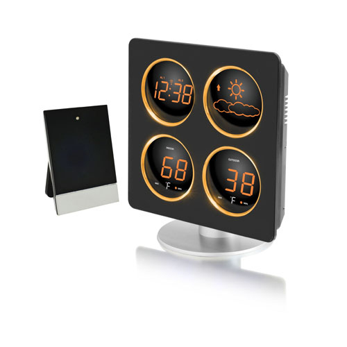 Technoline Techno Line WS 6830 - Wetterstation - Schwarz/Silber, Ansicht 2