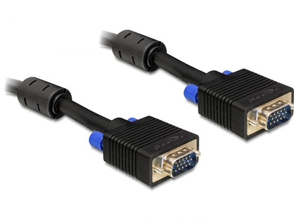 Delock VGA-Kabel - HD-15 (VGA) (M) zu HD-15 (VGA), Ansicht 2
