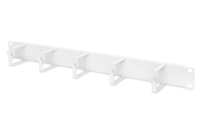 DIGITUS Kabelrangierpanel mit Kabelführungsbügeln für 483 mm (19)-Schränke 1HE