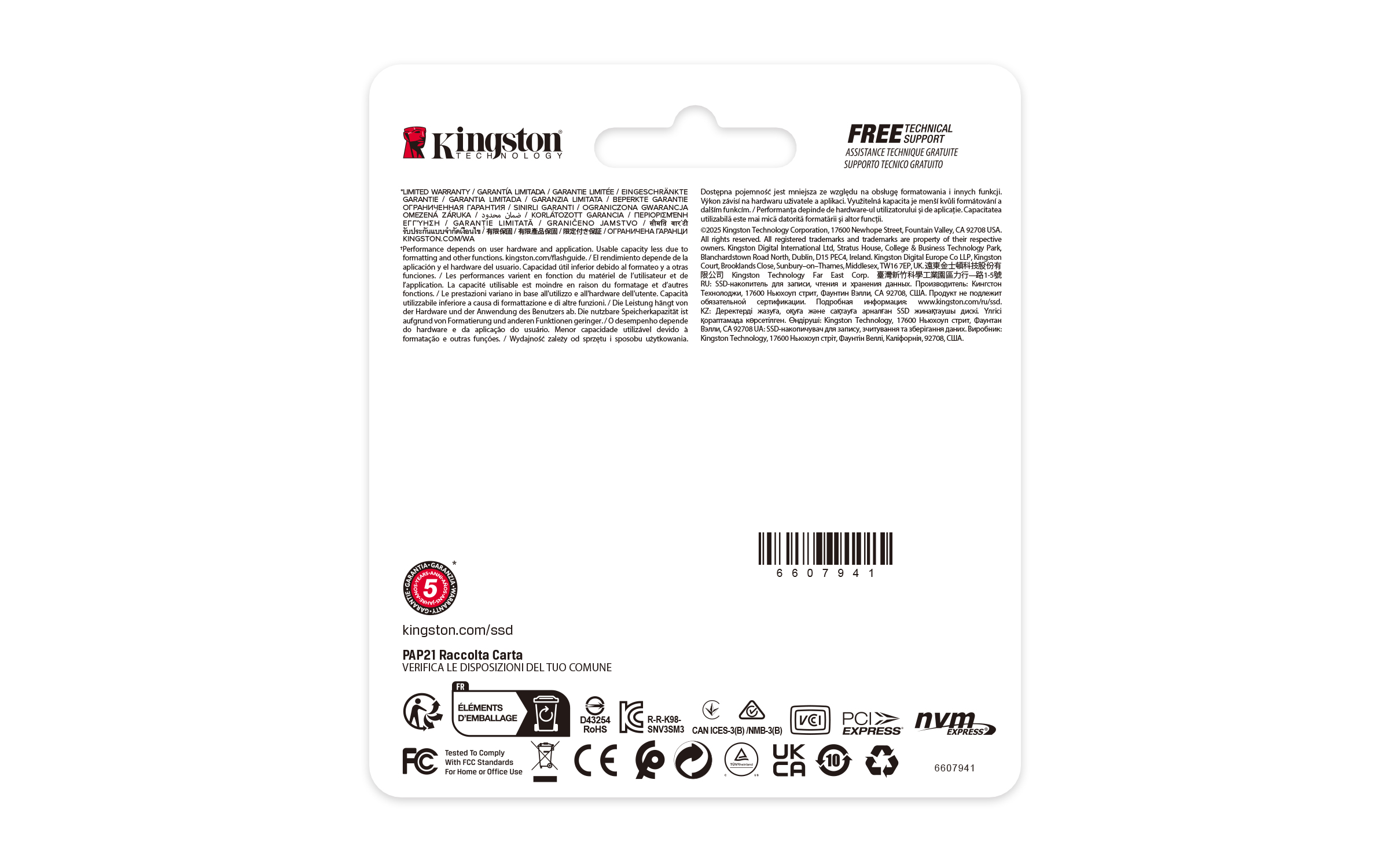 Kingston NV3 - SSD - 500 GB - intern - M.2 2230 - PCIe 4.0 x4 (NVMe), Ansicht 4