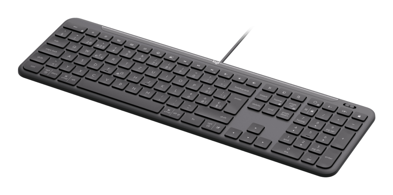 Logitech Signature Slim Wired K620 for Business - TL: US, QWERTY, Ansicht 3