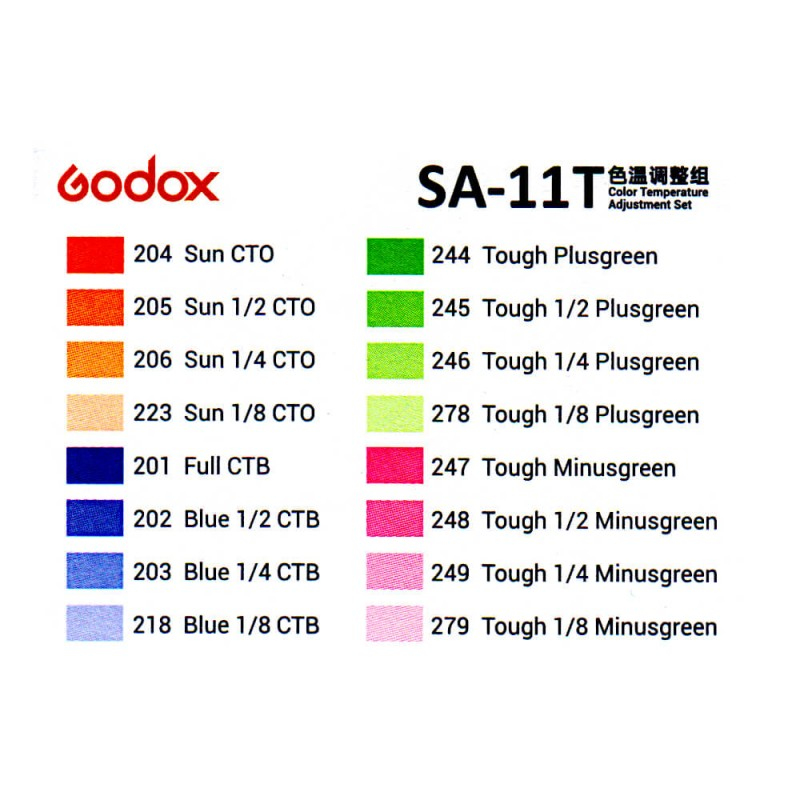 Godox  SA-11T - Mehrfarbig - 15 Stück(e) - Godox S30 LED - 78 mm - 78 mm - 15 Stück(e), Ansicht 2