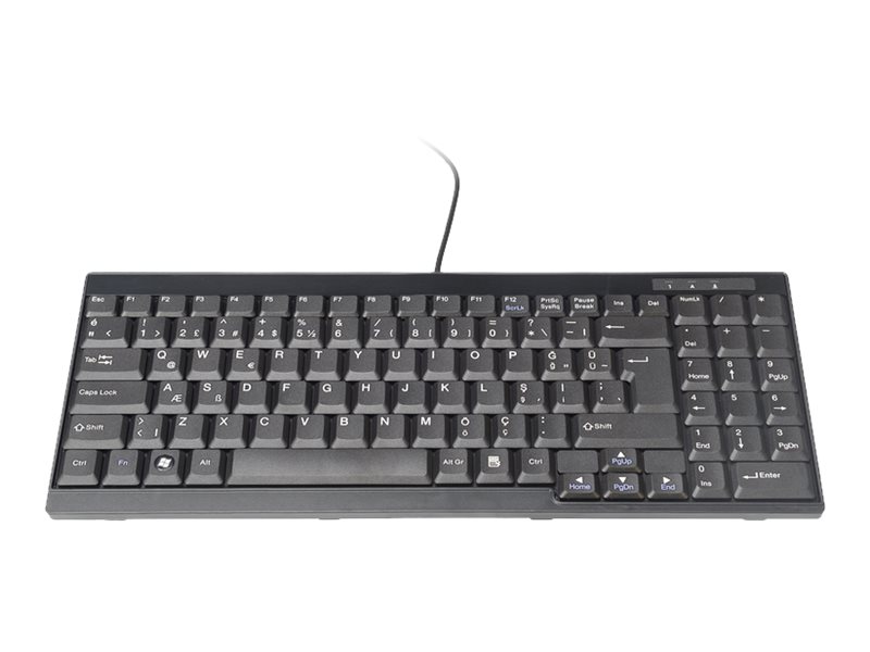 DIGITUS Tastatur passend für DIGITUS TFT-Konsolen, türkisches Layout