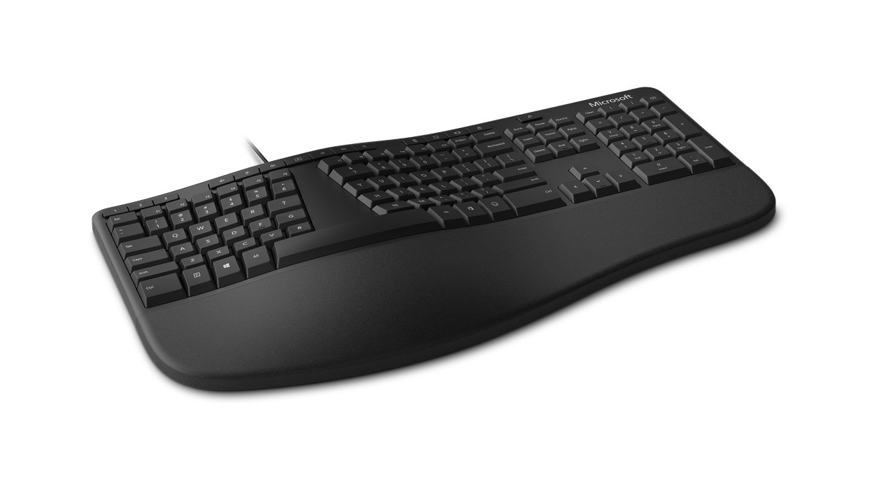 Microsoft Ergonomic Keyboard - Tastatur - USB - TL: Französisch, AZERTY, Ansicht 3