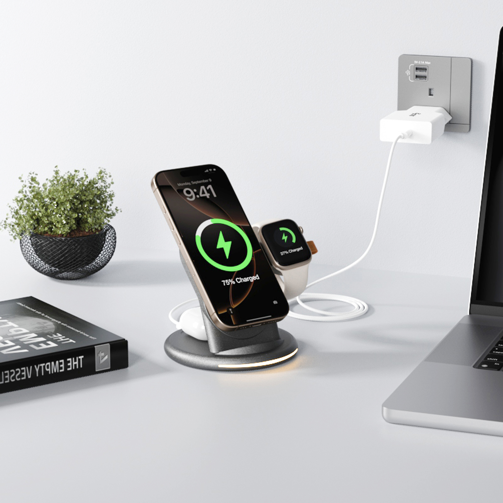Equip Ladegerät 1Port USB-C PD3.0 GaN Slim 20W weiß, Ansicht 3