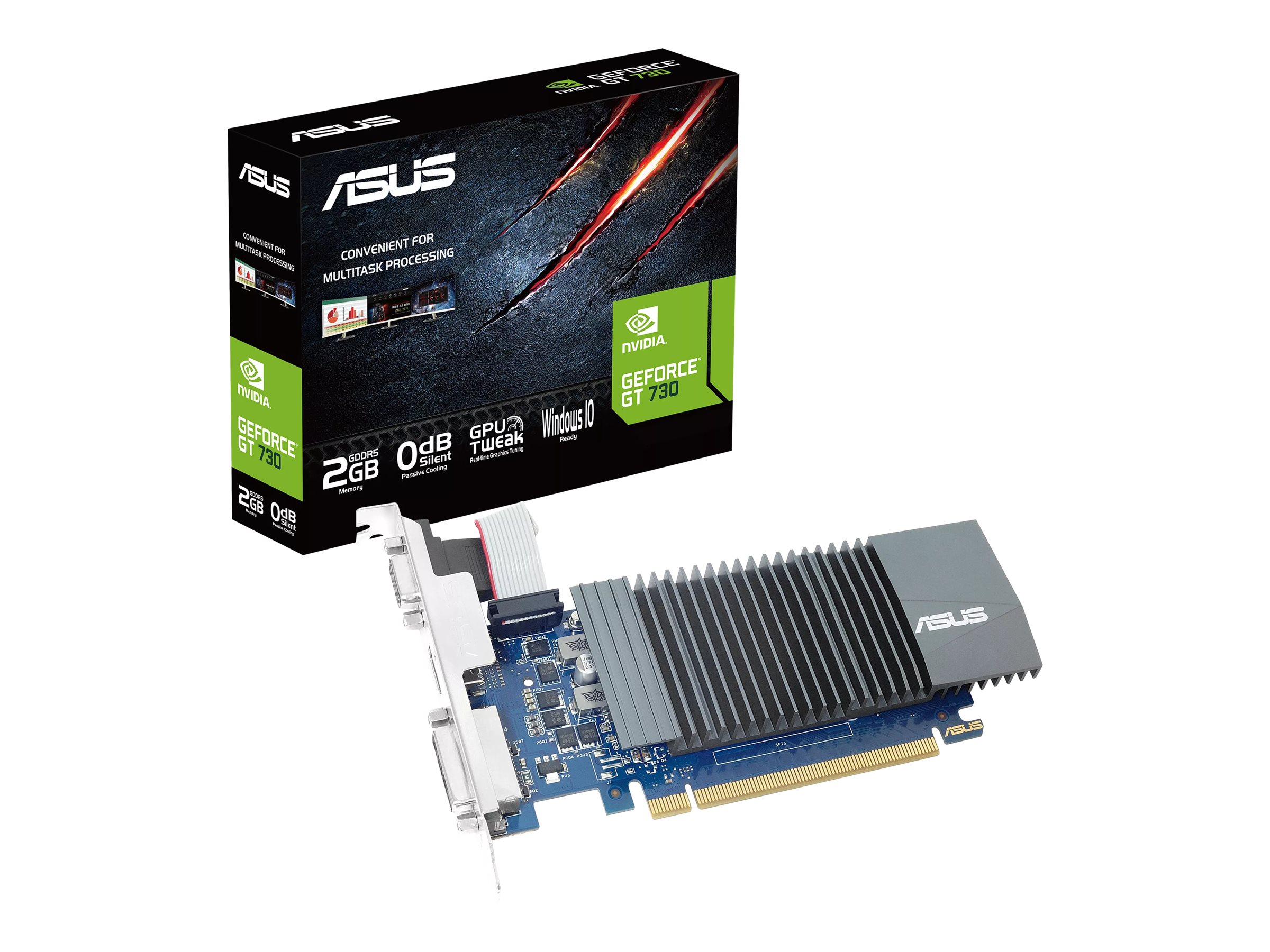 Asus GF GT730-SL-2GD5-BRK-E      2GB PCIE2.0,DVI,HDMI,Passive,LP,GDDR5