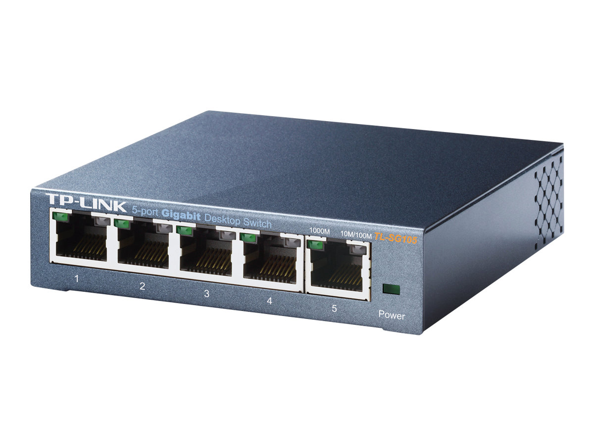 Switch / GigaBit / 5-port / Metalgehäuse