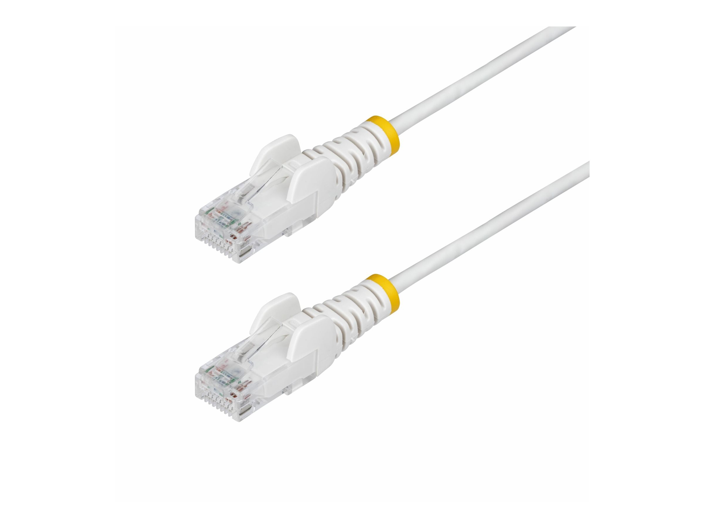 StarTech.com 2m White Slim CAT6 Ethernet Cable, Snagless, 28AWG, LSZH - Patch-Kabel - RJ-45 (M)