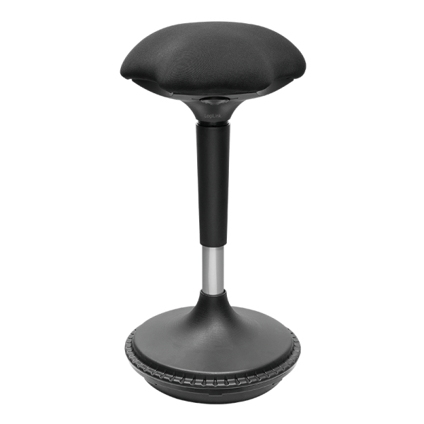 LogiLink Hocker - ergonomisch - Neigen - Metall, Gewebe, Schaum, ABS-Gummi, Ansicht 2