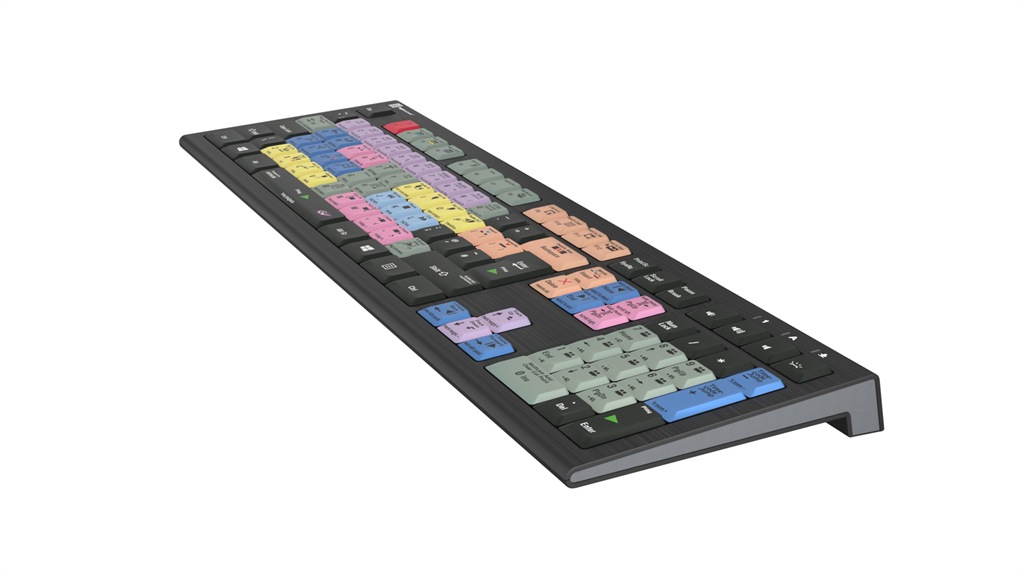 Logickeyboard EDIUS ASTRA2 - Tastatur - Windows - TL: UK, QWERTY, Ansicht 2
