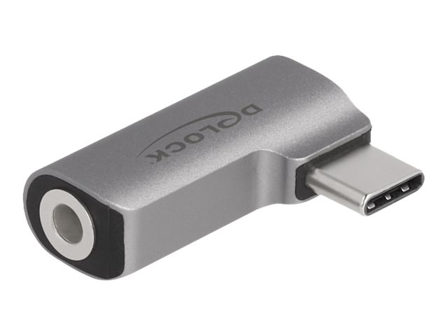 Delock Audio-Adapter - 24 pin USB-C männlich zu 35-mm-Klinkenstecker weiblich