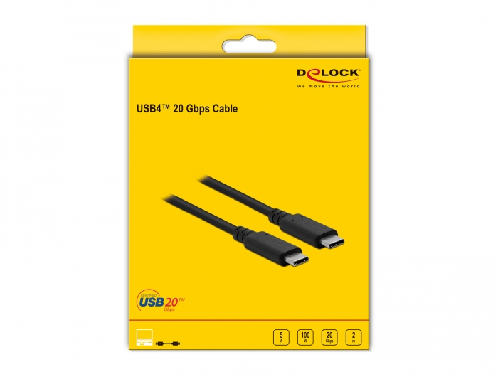 Delock USB-Kabel - 24 pin USB-C (M) zu 24 pin USB-C (M), Ansicht 4
