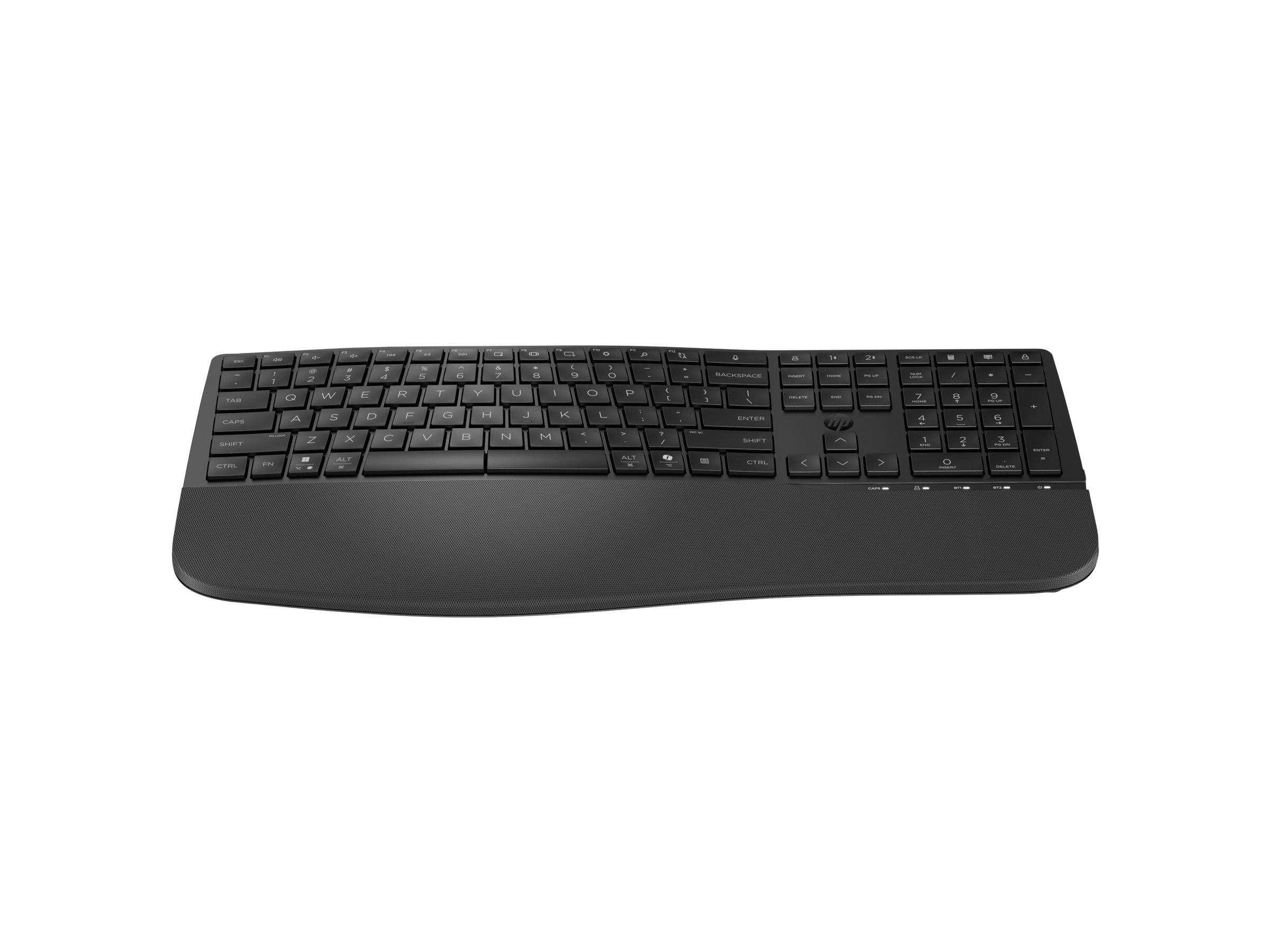 HP 680 - Tastatur - Dual Mode, 3-Zonen-Layout, Multi-Device, flacher Tastenhub - TL: Italienisch, QWERTY, Ansicht 3