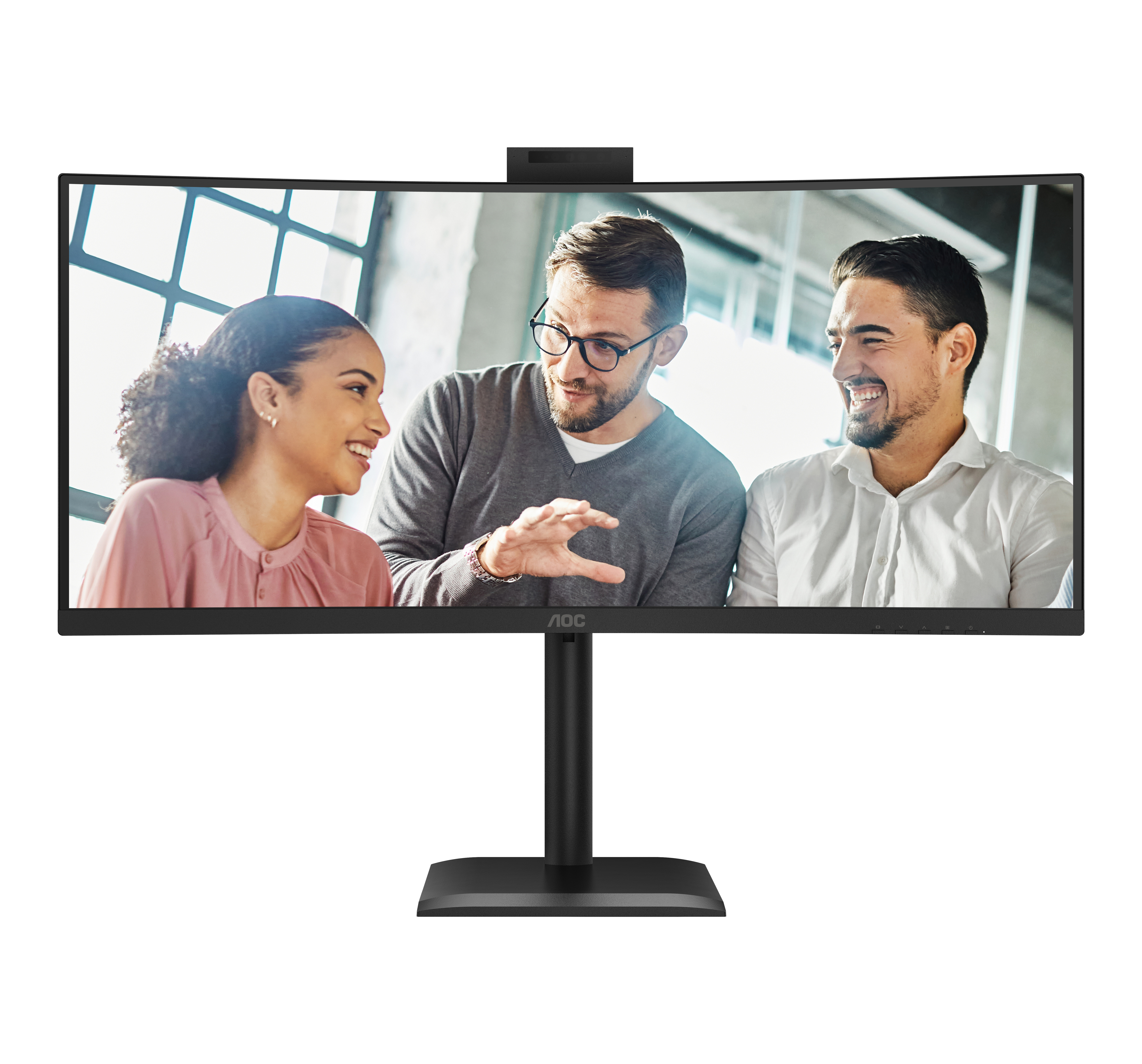 AOC CU34E4CW - LED-Monitor - gebogen - USB - 86.4 cm (34), Ansicht 2