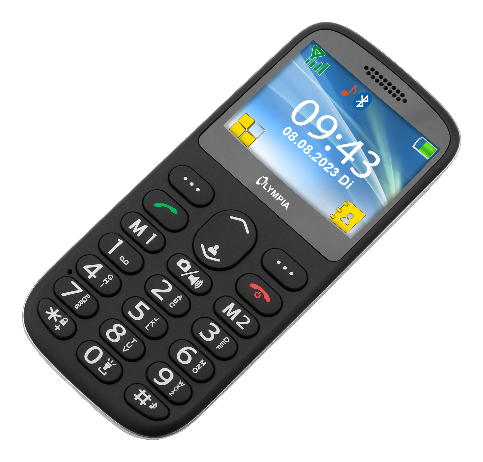 Olympia Mobiltelefon Sun schwarz, Ansicht 2