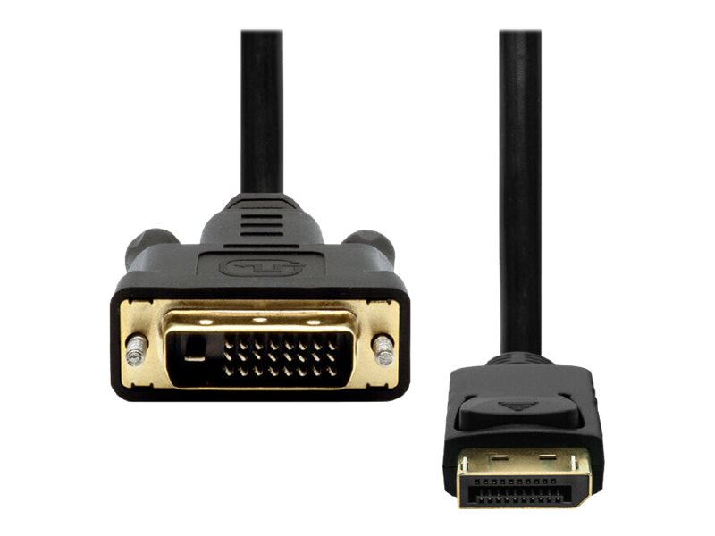 ProXtend Adapterkabel - DisplayPort (M) eingerastet zu DVI-D (M), Ansicht 3