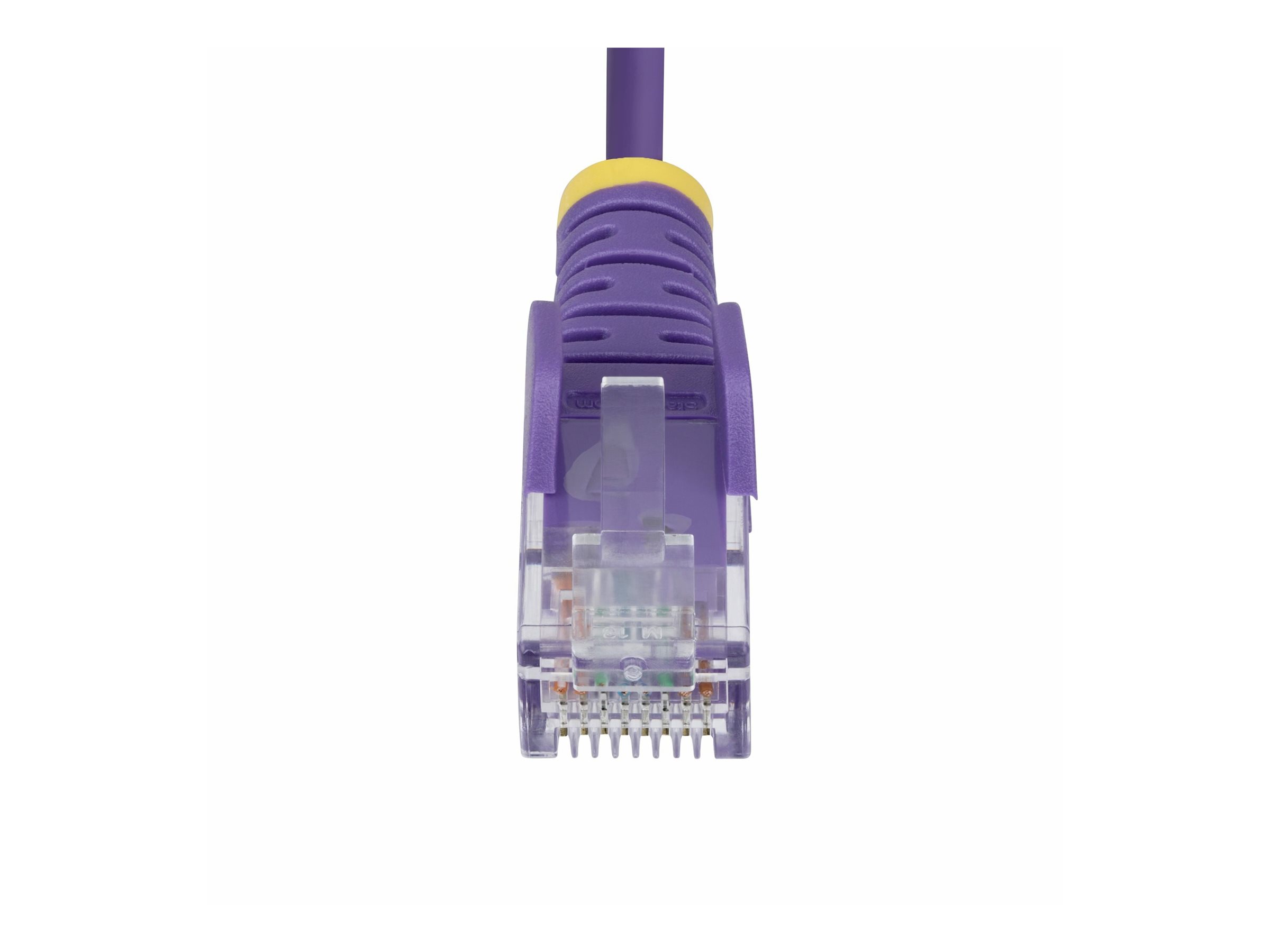 StarTech.com 2m Purple Slim CAT6 Ethernet Cable, Snagless, 28AWG, LSZH - Patch-Kabel - RJ-45 (M), Ansicht 4