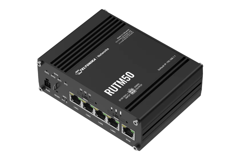 Teltonika RUTM50 - Wireless Router 4-Port-Switch, Ansicht 2