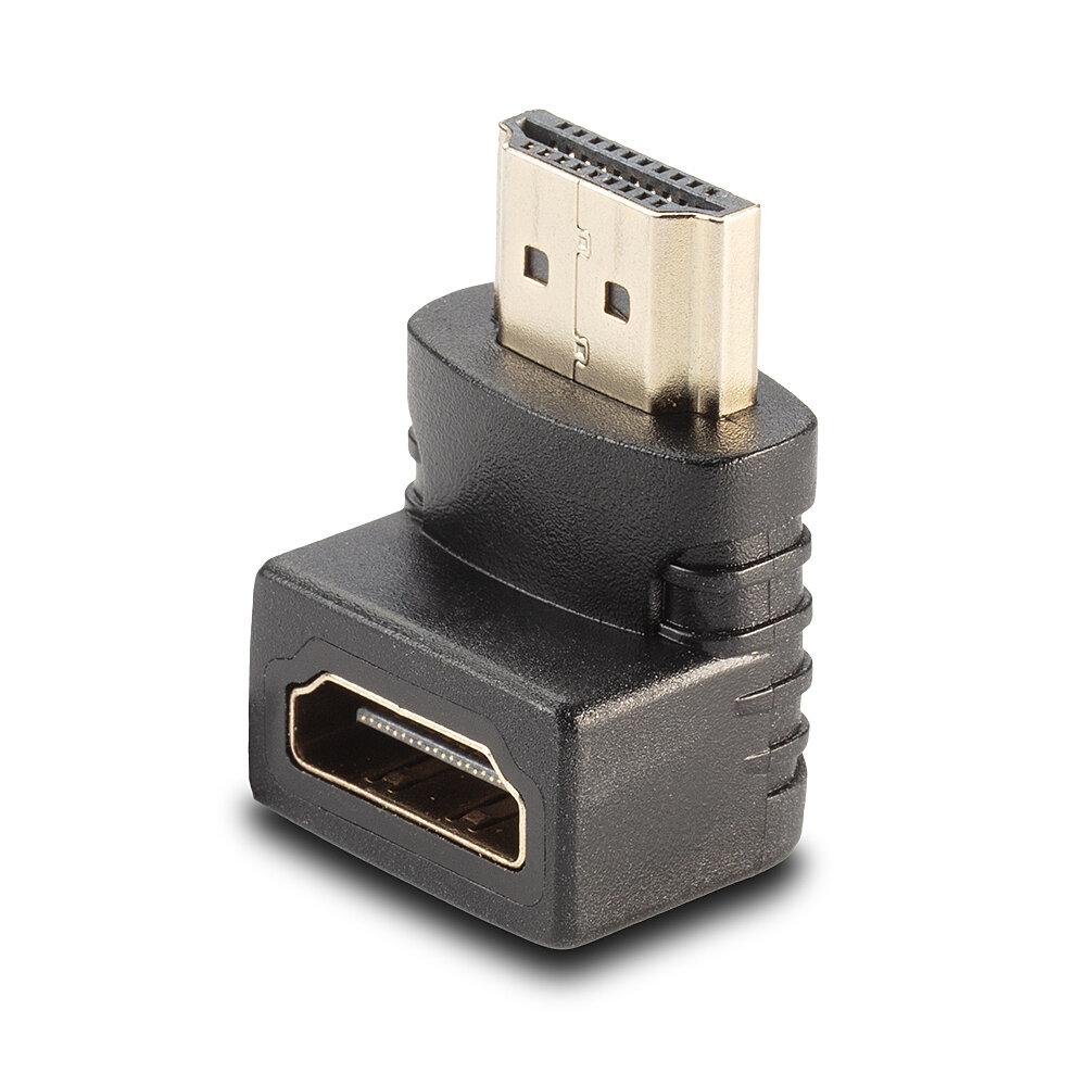 Lindy 90° Adapter - Down - HDMI rechtwinkliger Adapter, Ansicht 2