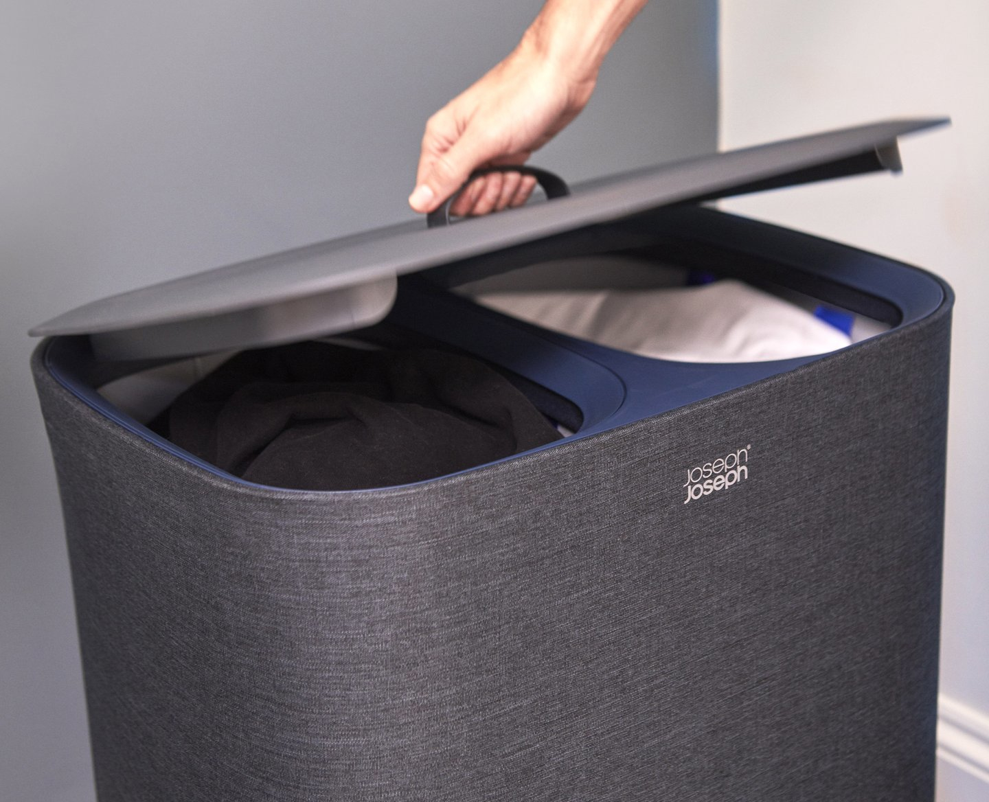 Joseph Joseph 50004 - 90 l - Rechteckig - Baumwolle - Polyester - Schwarz - Schwarz - Handwäsche/Maschinenwäsche, Ansicht 2