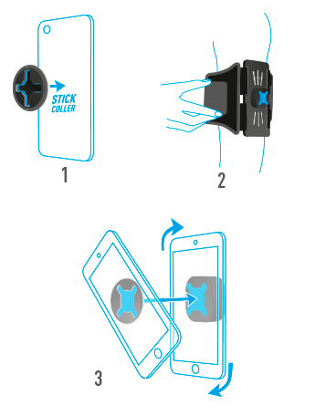 Mobilis U.FIX Universal Run Kit - Armband für Handy, Ansicht 4