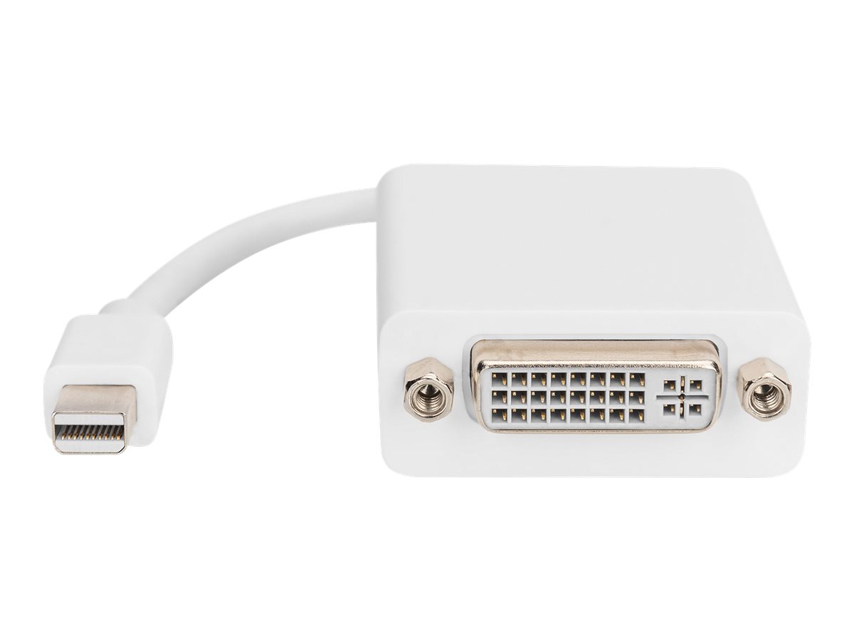 DIGITUS - Videoadapter - Mini DisplayPort (M) zu DVI-I (W) - Displayport 1.2/Thunderbolt 2 - 15 cm - 1080p-Unterstützung, 60 Hz