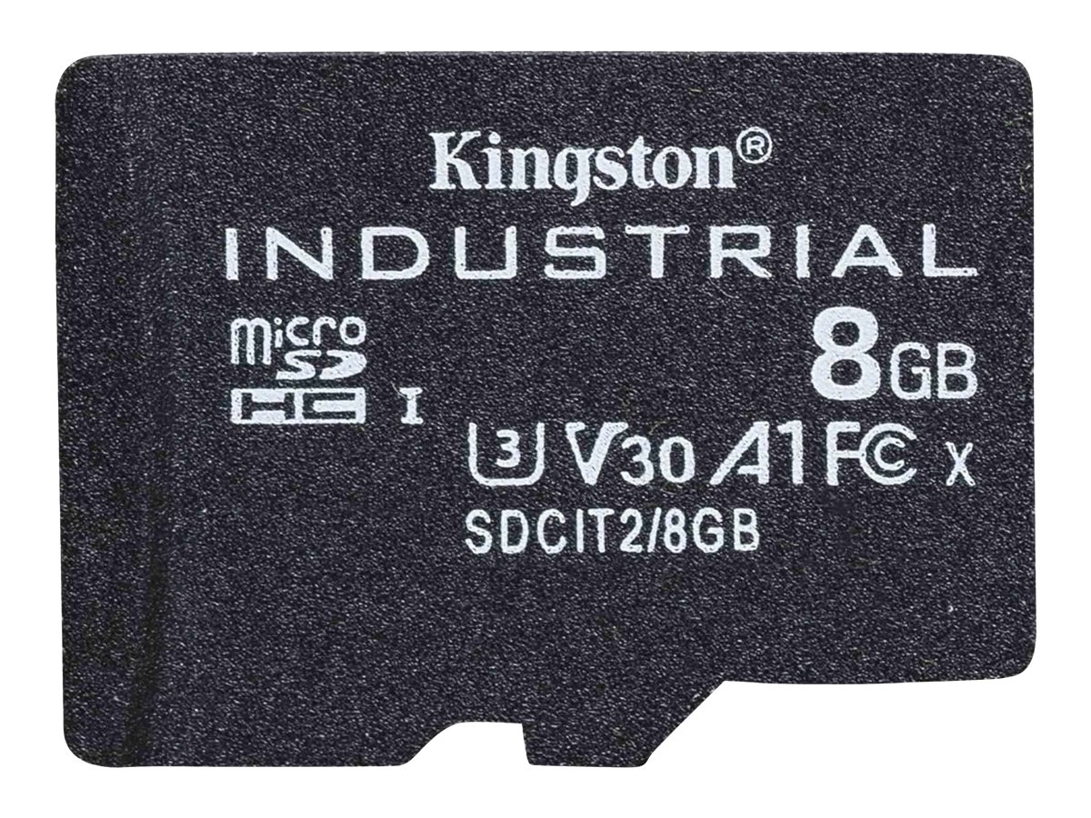 KINGSTON 8GB MICROSDHC INDUSTRIAL C10 A1 (SDCIT2/8GBSP)
