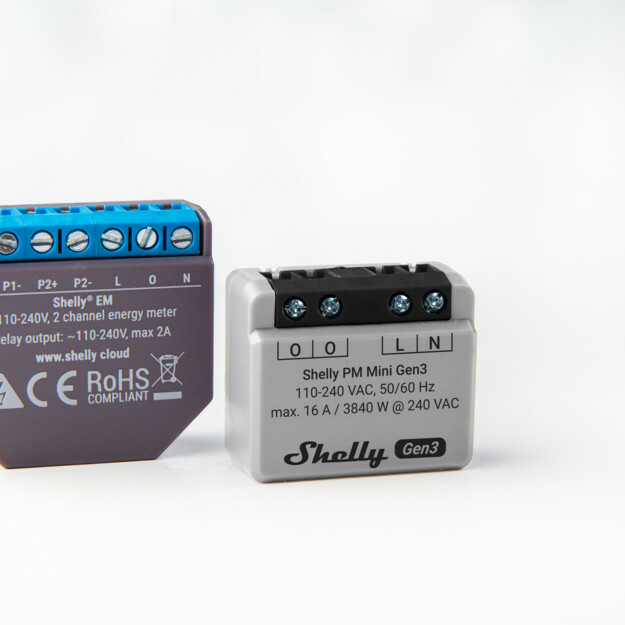 Shelly Plus PM Mini Gen. 3 Funk-Schalter Wi-Fi Bluetooth, Ansicht 3