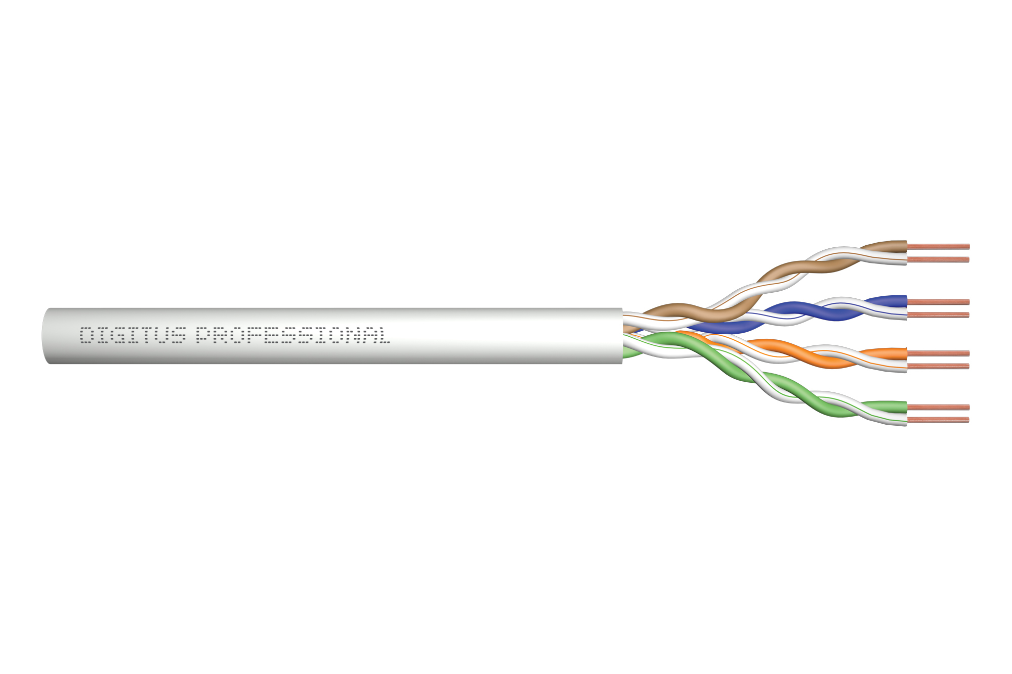 DIGITUS Cat.5e U/UTP Verlegekabel, 305 m, Simplex, Eca, 305 m, Cat5e, U/UTP (UTP), Grau