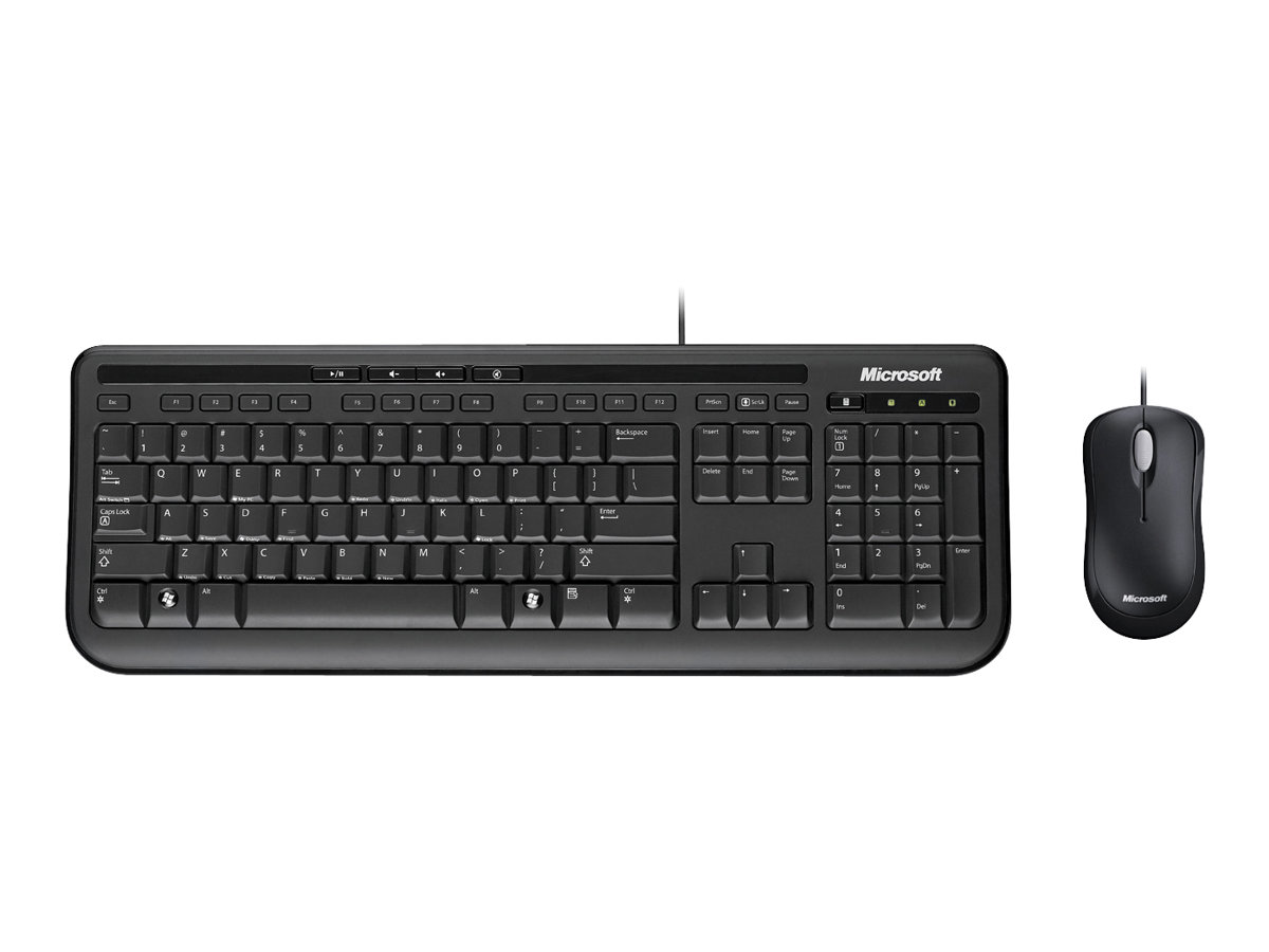 Microsoft Wired Desktop 600 - Tastatur-und-Maus-Set (APB-00008)