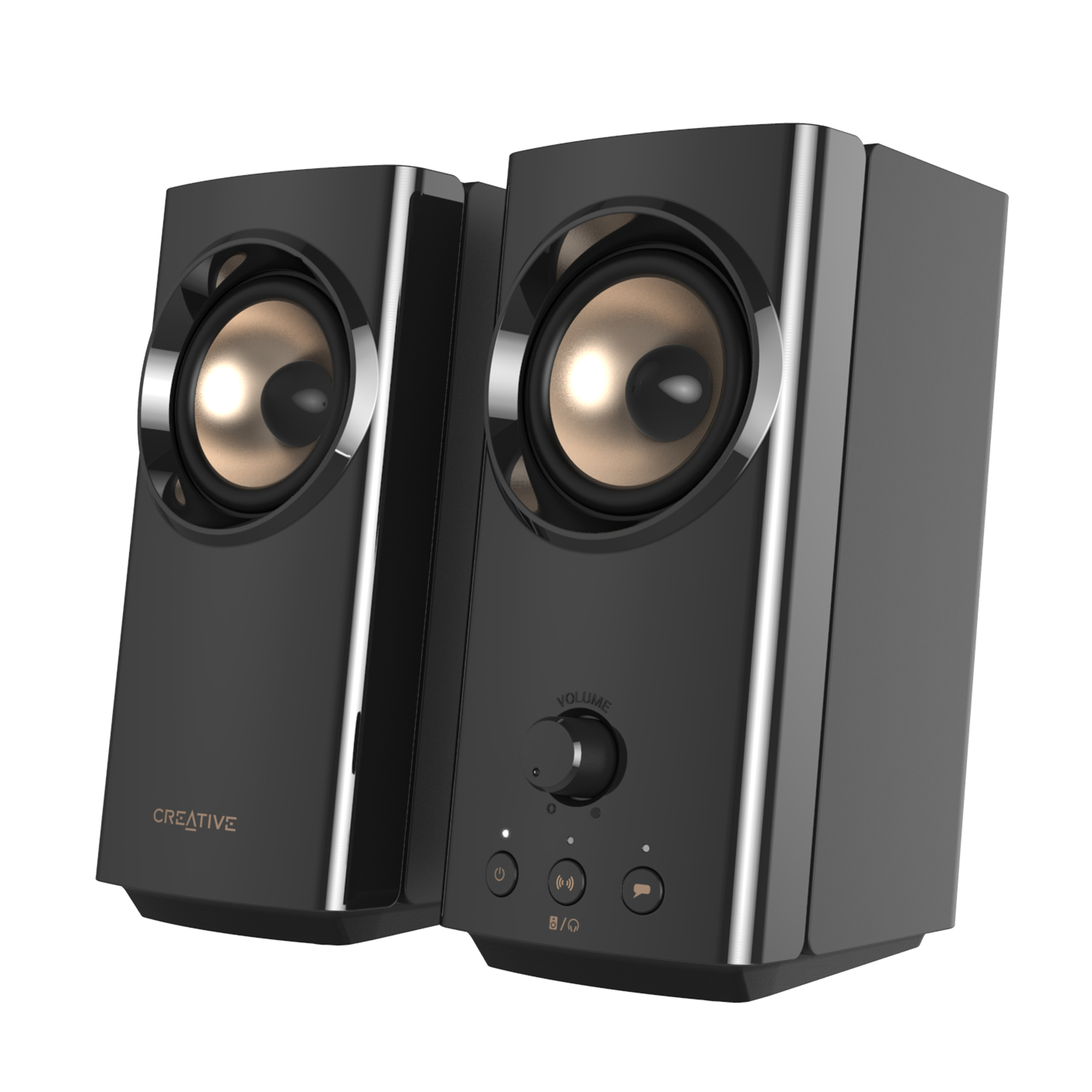Creative Labs Creative T60 - Lautsprecher - für PC - kabellos - Bluetooth - 30 Watt (Gesamt), Ansicht 2