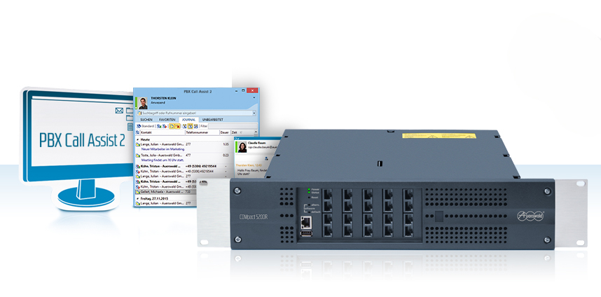 Auerswald COMpact 5200R - IP-PBX - 2U - in Rack montierbar, Ansicht 2
