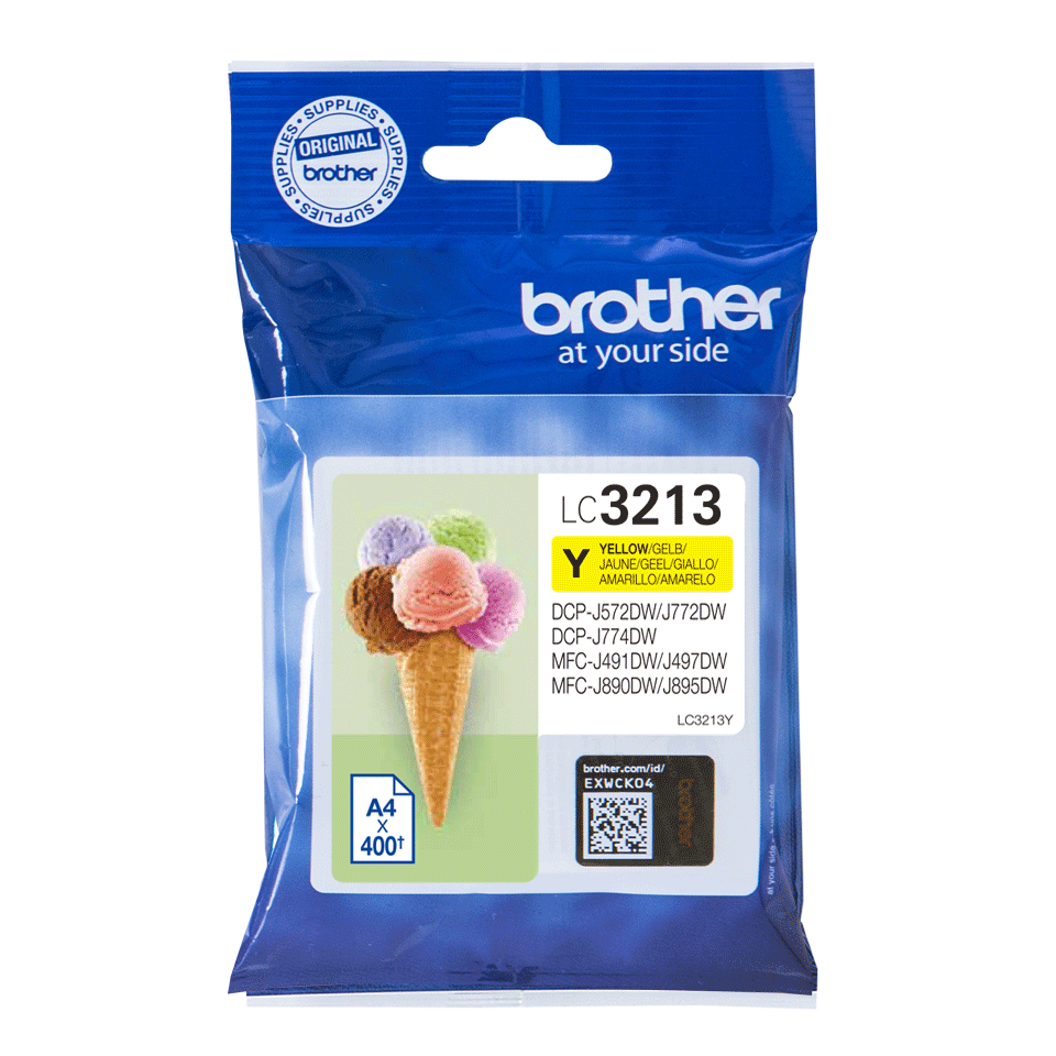 Brother LC3213Y, Gelb, 1 Stück(e), 400 Seiten, Einzelpackung