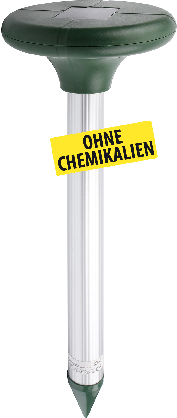 Olympia 40049 - Ultraschall - Erdtiere - Grün - Silber - 400 - 1000 Hz - 650 m² - Akku - Solar, Ansicht 2