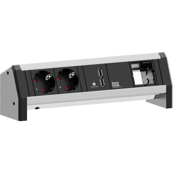 Bachmann DESK 1 - Steckdosenleiste - Wechselstrom 230 V, Ansicht 2