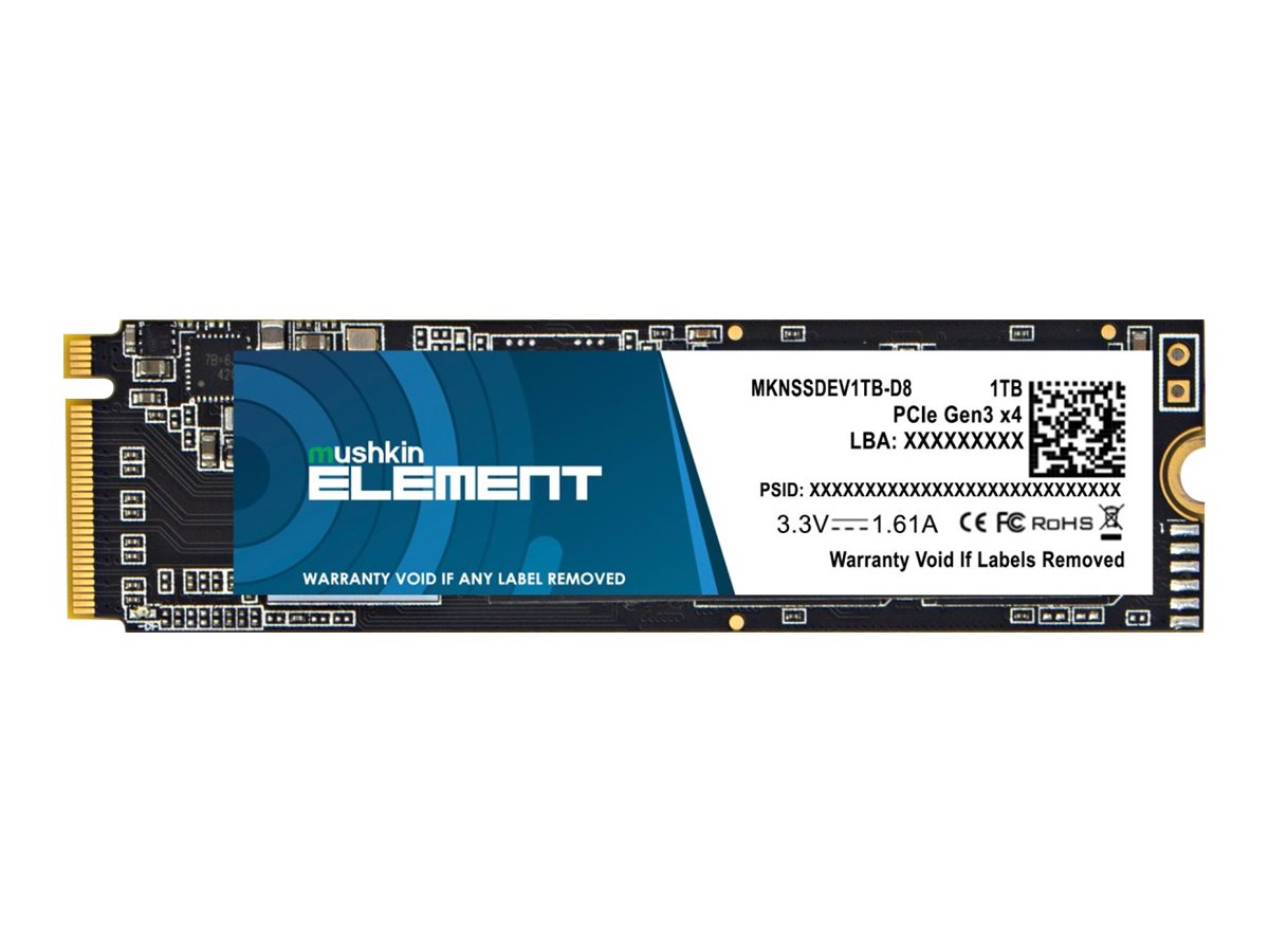 Mushkin ELEMENT - SSD - 1 TB - intern - M.2 2280 - PCIe 3.0 x4 (NVMe)