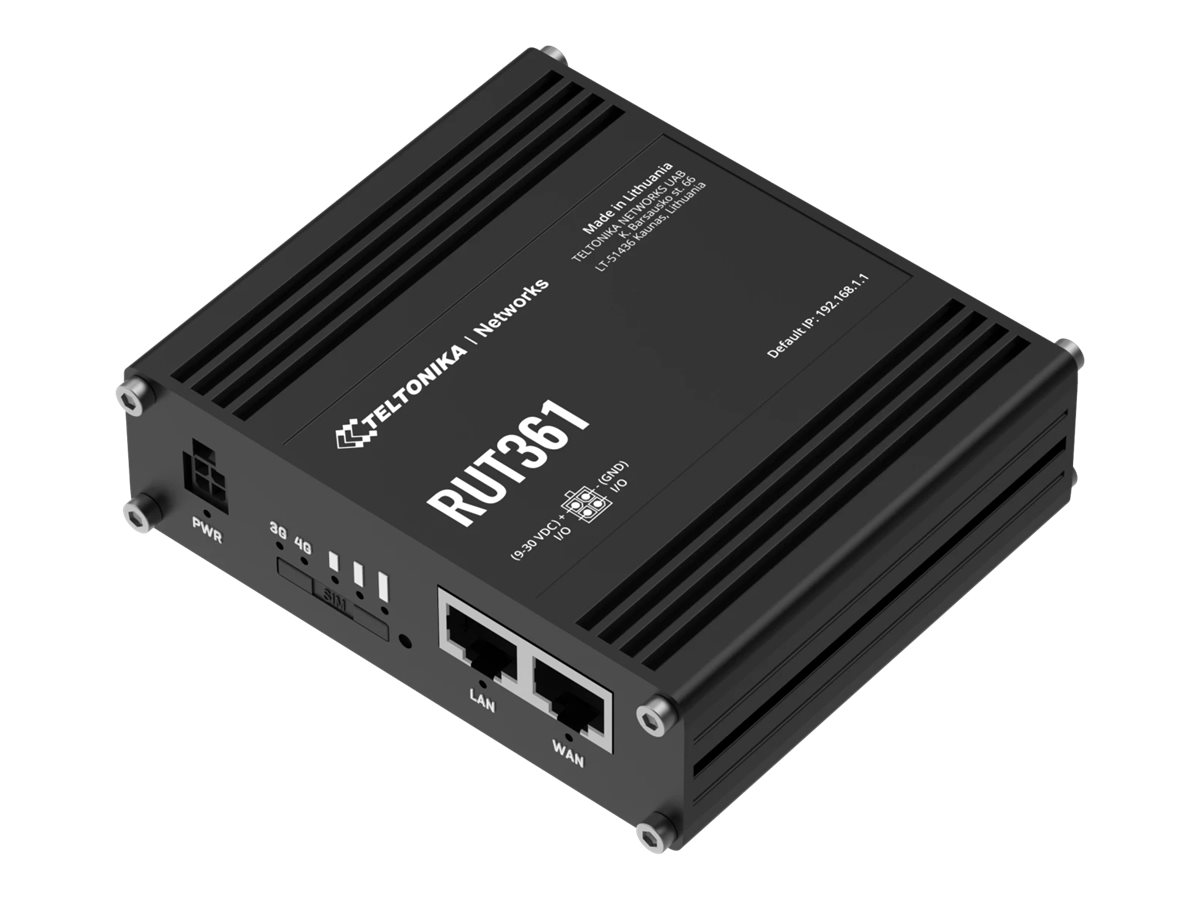 Teltonika RUT361 - Wireless Router - WWAN - Wi-Fi, Ansicht 3